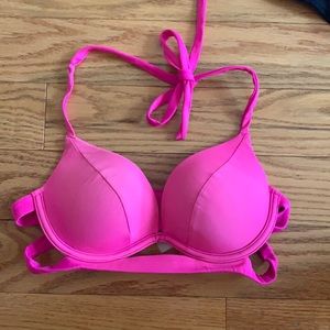 Pink push-up Victoria Secrets 34b bikini top